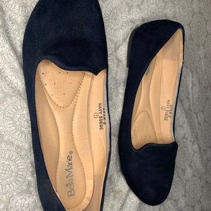 NAVY Suede Bella Marie flats